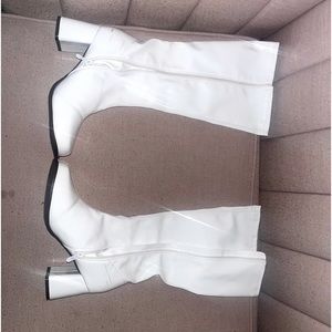 White GoGo Boots